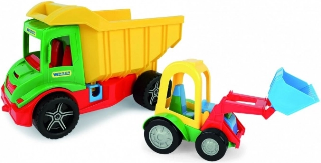 Multi Truck voertuigen met kiepwagen en buggy-lader