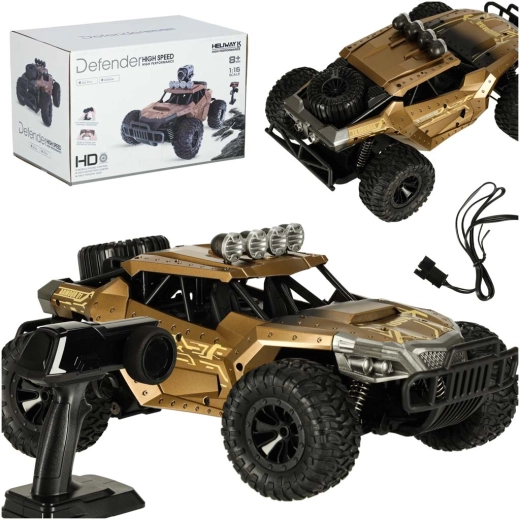 Terrein-RC-auto Drift 20 km/u bruin
