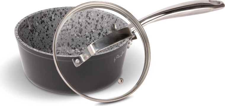 Lamart granieten steelpan met deksel 16 cm