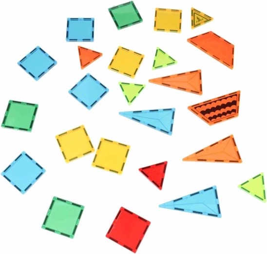 90 magnetische onderdelen voor 2D- en 3D-bouwwerken