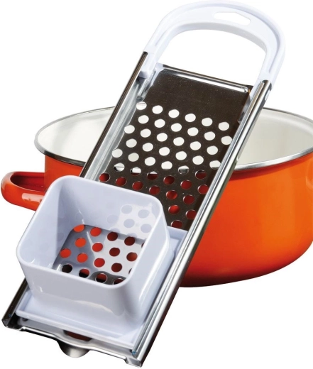 Direct raspen in de pan