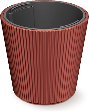 Bloempot MILLY met uitneembare inzet koperkleurig 17,6 cm