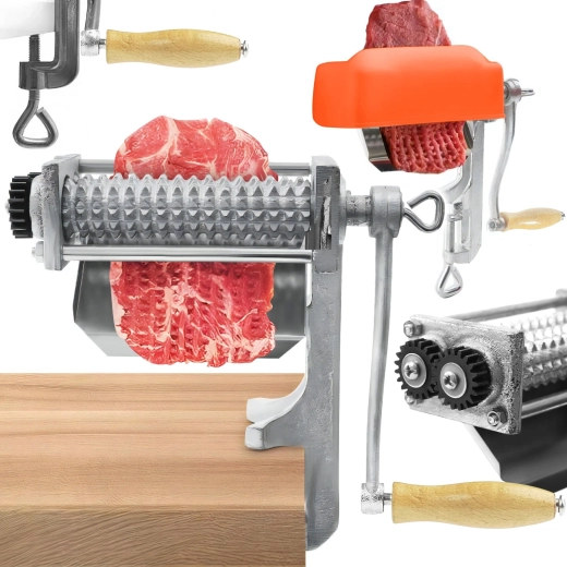 Efficiënte handmatige verwerking van vlees met een slinger