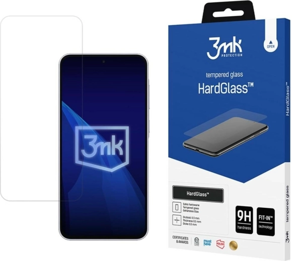 Beschermglas van gehard glas 3MK HardGlass voor Samsung Galaxy A37 5G