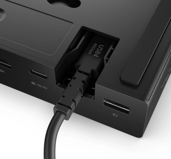Snelle verbinding via USB4 40 Gb/s