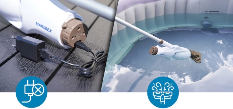 Draadloos schoonmaken met automatische watersensor