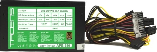 Efficiënte en stabiele voeding 550 W