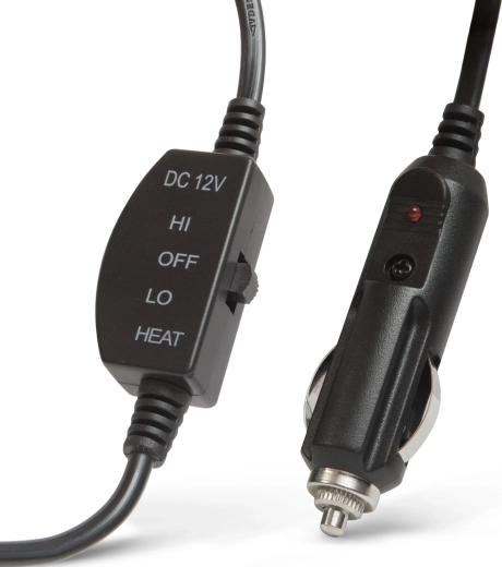 Bediening via de 12V-sigarettenaansteker