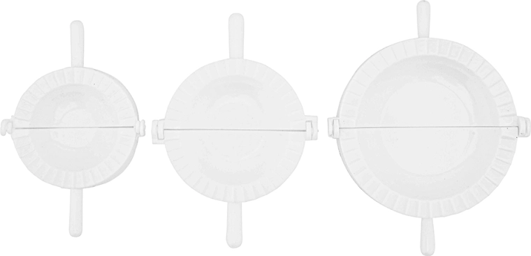 Set van 3 vormpjes voor pierogi 7,5/8,5/10 cm