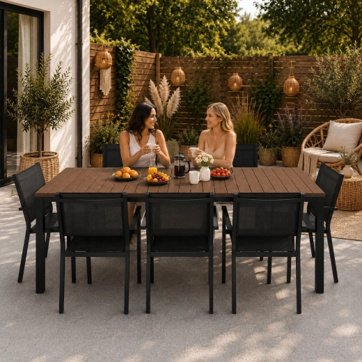 Groot blad 180 × 90 cm voor 6–8 personen