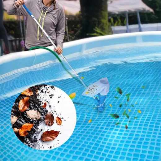 Schepnet voor het verzamelen van vuil van het wateroppervlak