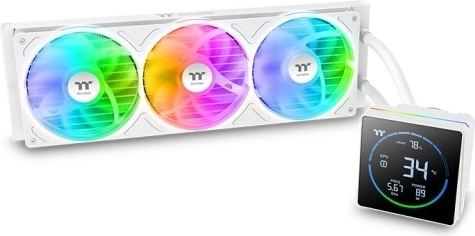 AIO waterkoeling 360 ARGB Snow met LCD-display