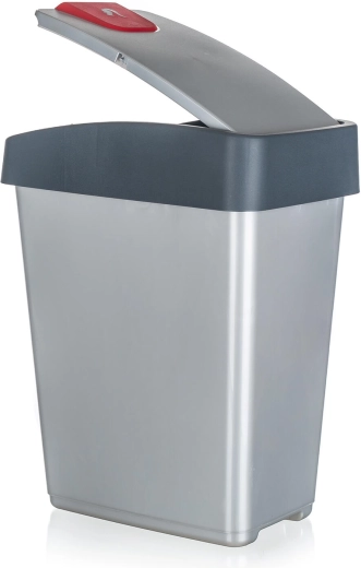 Tweeledig deksel voor hygiënisch gebruik