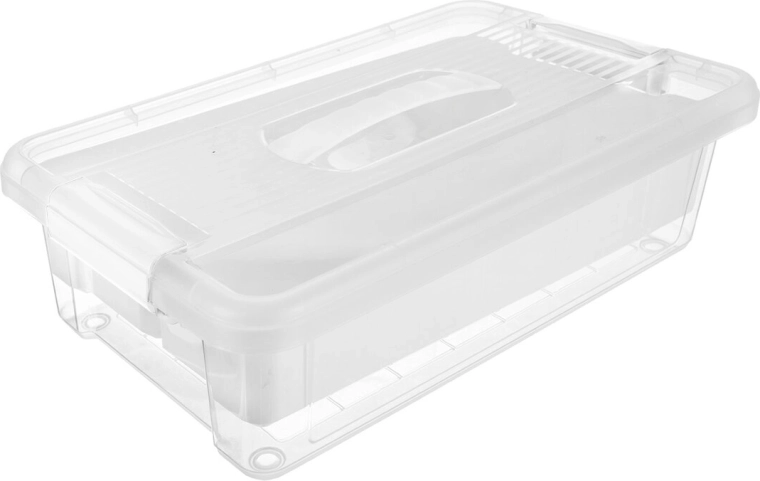 Opbergbox UH Multi Stormax rechthoekig 6 l met binneninzet, wit