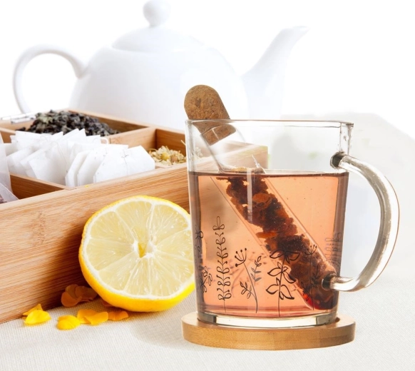 Comfortabel trekken rechtstreeks in de mok