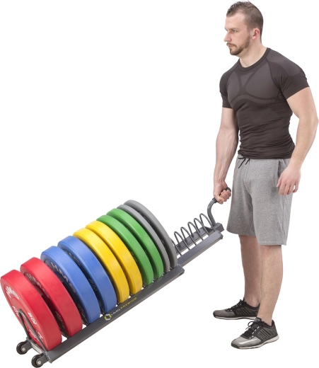 Eenvoudige mobiliteit dankzij wielen en handgreep