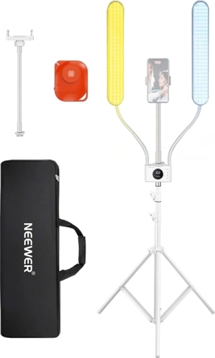 Neewer BH40B professionele dubbelarmige LED-verlichtingsset