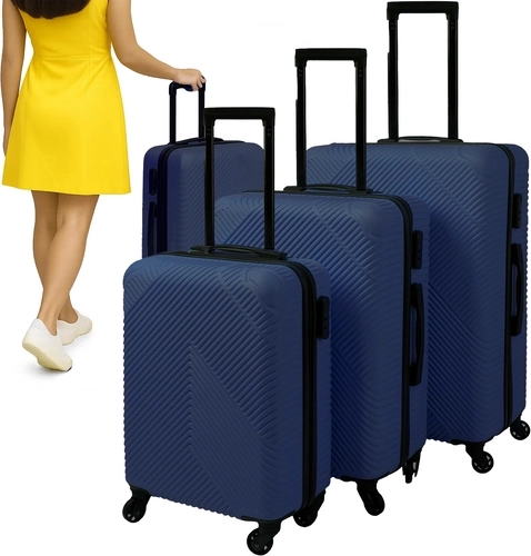 Set reiskoffers 3-in-1 Trizand, donkerblauw