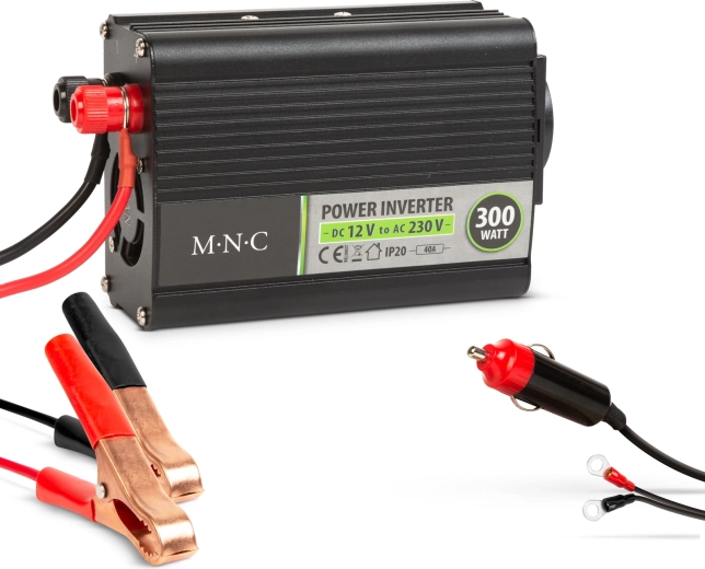 Auto-omvormer 12 V naar 230 V, 300 W