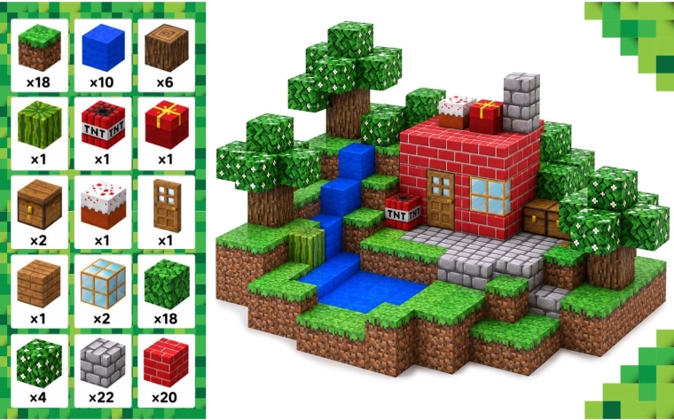108 blokjes voor een eigen pixelwereld