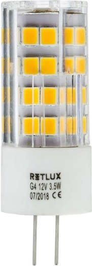 LED-lamp RETLUX G4 3,5 W 12 V warm wit