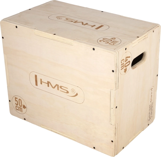 Plyometrische box HMS DSC04 van multiplex 50 × 40 × 30 cm