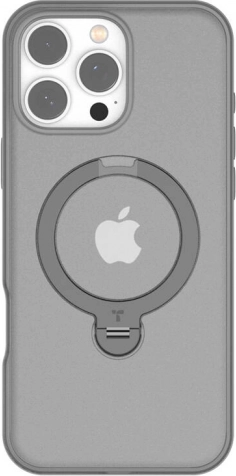 Torras Ostand Spin hoesje voor iPhone 16 Pro Max grijs
