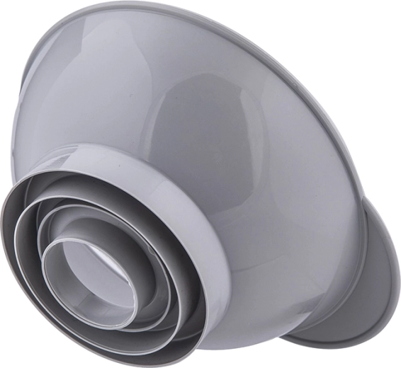Getrapte diameters voor verschillende potopeningen