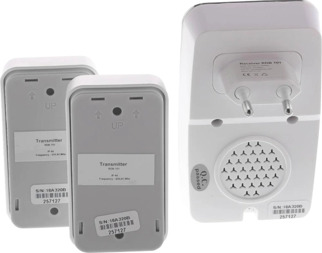 Twee knoppen zonder batterijen