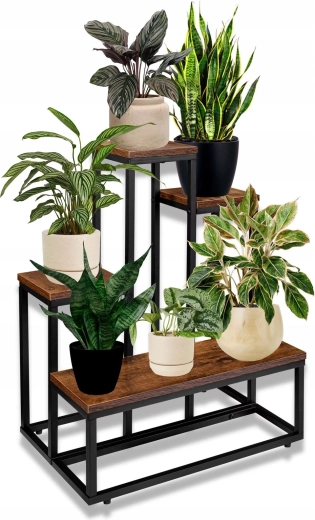 Bloemenstandaard RENEW FORCE loft met 4 planken