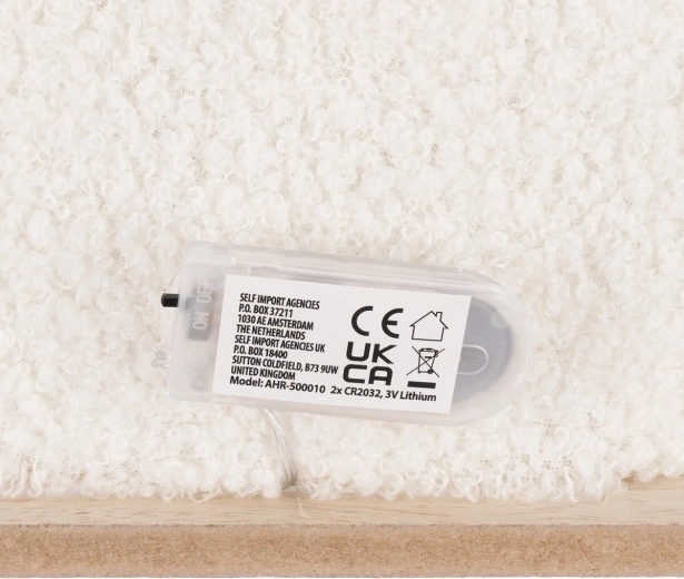 Praktische batterijvoeding met schakelaar