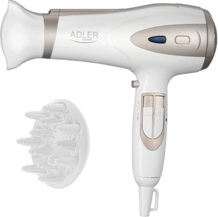 Adler haardroger met ionisatie en diffuser