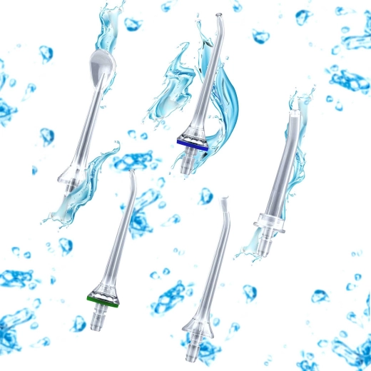 Vijf opzetstukken voor complete hygiëne