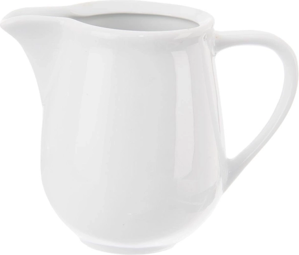 Porseleinen melkkannetje Mona wit 260 ml