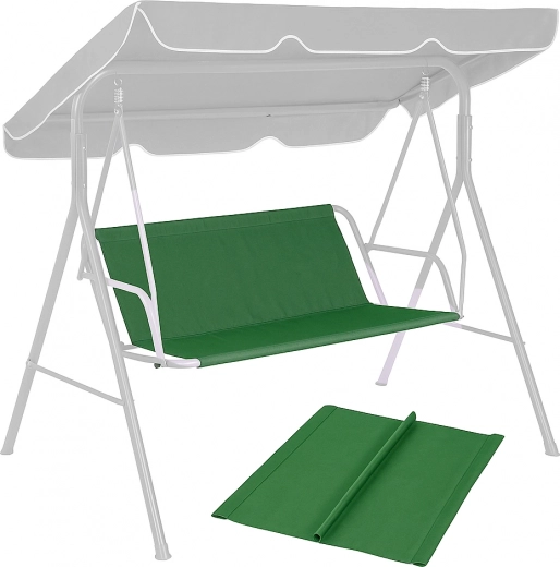 Zitkussen voor tuinschommel 127x100 cm groen