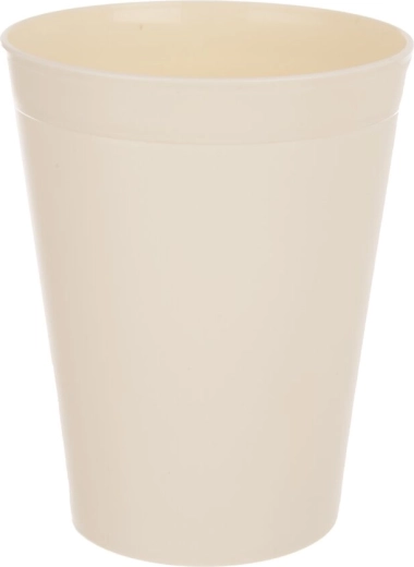 Plastic beker Sandy 0,3 l crèmekleurig