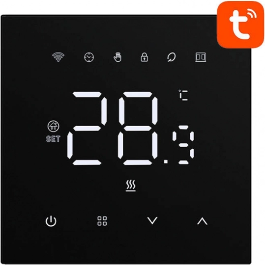 Slimme AVATTO-thermostaat voor elektrische verwarming 16 A met wifi