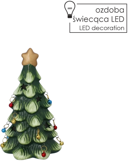 Kerstdecoratieboompje met ledverlichting