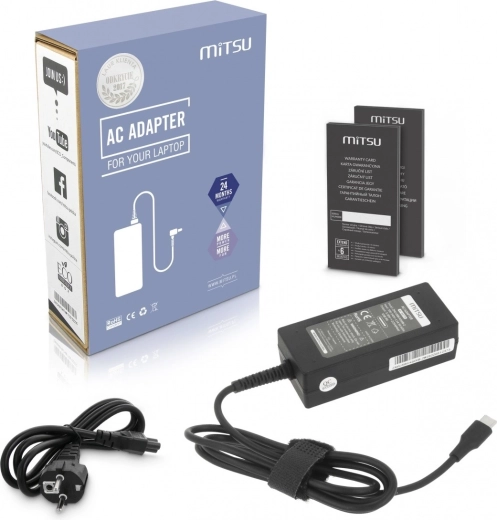 Mitsu USB‑C-voedingsadapter voor laptop 45 W (Power Delivery)