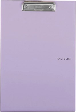 Schrijfplaat A4 met clip Pastelini paars