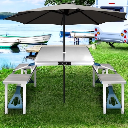 Comfortabele schaduw dankzij parasolgat