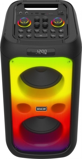 Vermogen tot 100 W en bas-equalizer