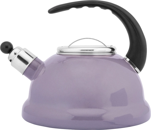 Izydor geëmailleerde ketel Baryłka 2,5 l heidekleur