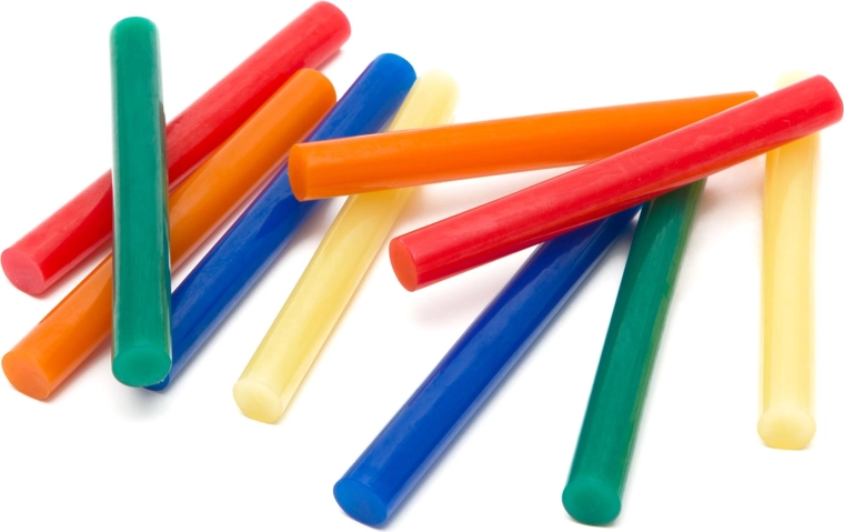 Gekleurde smeltlijmsticks voor lijmpistool 11 mm - 1 stuk