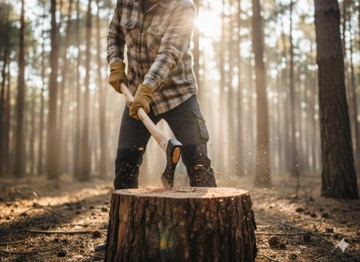 Comfortabele essenhandgreep