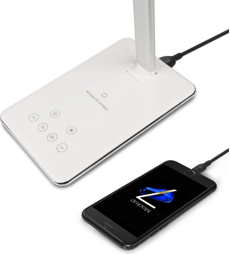 Draadloos Qi-opladen en USB-uitgang