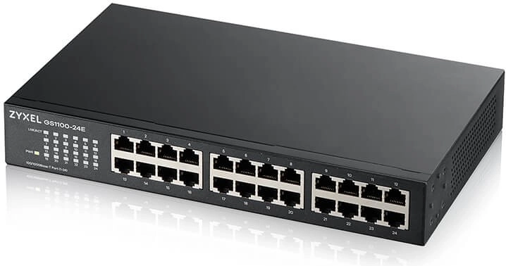 24 gigabitpoorten voor eenvoudige netwerkuitbreiding