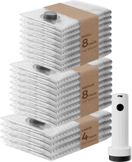 FLEXTAIL NANO BAG set vacuümzakken met elektrische pomp