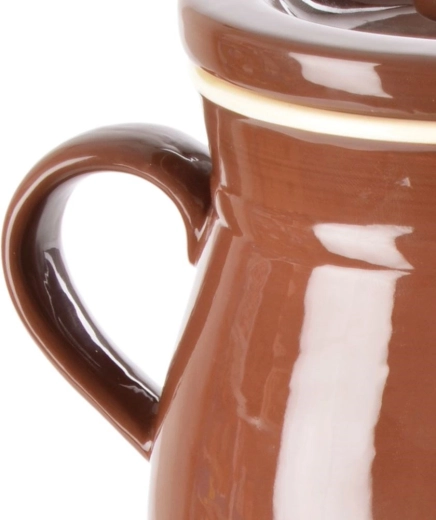 Stabiele temperatuur en smaak dankzij geglazuurd keramiek