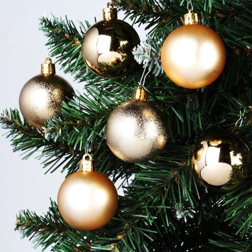 Drie elegante afwerkingen in uniform goud